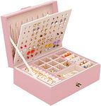 QBestry Girls Jewelry Box Earring H