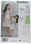 Simplicity Creative Patterns Dress For Kids