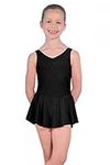 Dancewear Central Sleeveless ISTD Junior Lycra Leotard With Skirt