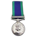 Trikoty Full SIZE GENERAL SERVICE MEDAL WITH NORTHERN IRELAND CLASP - NI GSM 1962 REPRO