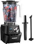 Nuwave Infinity Commercial Blender, Heavy-Duty Smoothie Blender w/ 2.5HP Copper Motor & Laser-Cut Blades, Last 100 Years, Quick Ice Crushing, 64oz Tritan Jar, NSF Certified, 10 Speeds, Self-Cleaning