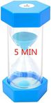 Hourglass Timer 5 Minutes: Plastic 