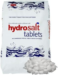 Hydrosoft Salt Tablets 25kg For Tablet Water Softeners Best For Laundry Kitchen Dishwasher, Compatible to All water softener salt tablets, Food Grade 100% Genuine British water softener tablets