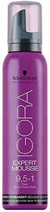 Schwarzkopf Professional Igora Expert Mousse, 9.5-1, Pearl, Semi-permanent, 3.2 Ounce (Pack of 1)