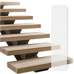 Murcy Clear Stair Treads: Non-Slip Solution for Dogs and Wood Floors - 4''x24'' Size, Transparent and Soft Anti-Slip Tape for Safe Stairs (16)