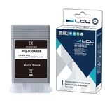 LCL Compatible Ink Cartridge PFI030 PFI-030 PFI030MBK PFI-030MBK (1PK Pigment 55ml Matte Black) Replacement for Canon ImagePrograf TA-20 ImagePrograf TA-30