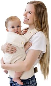 Ergonomic Hip-Healthy Baby Carrier, Front-Back Carry, 7-35 lbs, Vanilla
