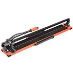 TANGZON 24/36 Inch Manual Tile Cutter, Precise Cutting Machine with Ergonomic Handle & Moveable Supporting Feet, Professional Porcelain Tiles Score Cutter Tools (36 Inch/910mm, Single Rail)