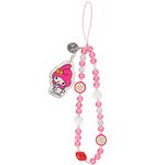 iFace Hello Kitty and Friends Beaded Wristlet Universal Phone Charm Strap - Cute Wrist Chain Lanyard Aesthetic Decor Strap for Cell Phone Camera Keys AirPods Keychains, Acrylic Nylon, No Gemstone