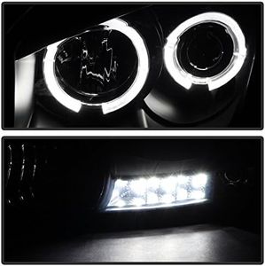 Spyder Auto PRO-YD-DR06-HL-BSM Dodge Ram LED Halo Projector Headlight