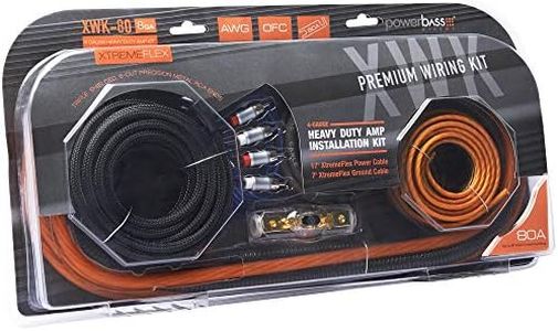 Powerbass Xwk-80 Jauge Premium OFC Amp kit de câblage