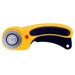 Olfa RTY-2DX Deluxe Rotary Cutter, 45 mm, Yellow