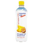 ( 12 Pack ) Mountain Mist Sparkling Sugar Free Pineapple and Passion Fruit Flavour Spring Water 500ml