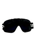 Gera Opticals Safety Clear Anti Fog Eye Protection Goggles with Rubber Strap for Chemistry Lab, Splash Proof, Construction, Driving, Bike riding, Woodworking (Pack of 1, Black)