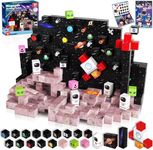 ToyUnited Space Explorer Magnetic Blocks, 100PCS Magnetic Building Blocks for 3+ Years Boys and Girls, Magnetic Tiles Cubes Construction Toys for Kids Halloween Christmas Birthday Gifts - Space