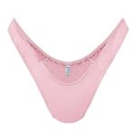 QOYDOY Thong Tucking Gaff Panties For Crossdressers Transgender Individuals Cotton Breathable Hidden Gaff Shaping Brief, Pink, X-Small