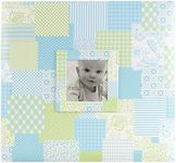 MBI Paper Baby Post Bound Scrapbook W/Window 12-inch x 12-inch, Blue