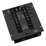 Behringer PRO MIXER NOX101 Premium 2 Channel DJ Mixer with Full VCA-Control and Ultraglide Crossfader,Black