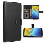 FDCWTSH Compatible with LG Stylo 4 Wallet Case Wrist Strap Lanyard Leather Flip Cover Card Holder Stand Cell Accessories Phone Cases for Stylo4 Plus LGstylo4 Sylo4 4+ Q Stylus Stlo4 Black