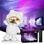 FULEN Star Projector for Bedroom Decor, Galaxy Projector for Kids, Aurora Light Projection, Cute LED Night Light for Living/Gaming Room/Party, Gift for Boys&Girls,White