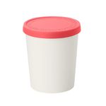 Tovolo Tight-Fitting, Stack-Friendly, Sweet Treat Tub, Raspberry