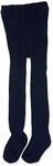 Jefferies Socks Little Girls' Cable Tight, Navy, 4-6 Years