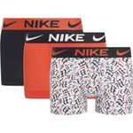 NIKE Mens Underpants Lingerie Set, Gothic Print/Black/Picante Red, L EU