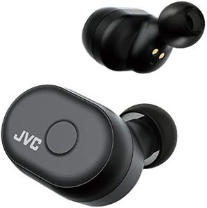 JVC HA-A10T Complete Wireless Bluetooth 5 Earphones Waterproof IPX5 Supports Codec SBC | Supported Bluetooth Profiles: A2DP, AVRCP, HFP, HSP High Sound Quality (Black)