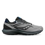 Saucony Men's Cohesion TR17 Trail Running Shoe, Flint/Shadow, 12M US