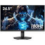 KOORUI 24.5 Inch FHD Gaming Monitor, Computer Monitors Full HD (1920 x 1080), VA, 1ms, Adpitive Sync, 2x HDMI (144Hz) & DisplayPort (180Hz), sRGB 99%, VESA, Tilt Adjustable, Eye Care