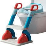 Jolada Australia® Potty Training Seat with Step Stool Ladder,Potty Training Toilet for Kids Boys Girls,Toddlers-Comfortable Safe Potty Seat with Anti-Slip Pads Ladder