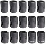 Wire Shelf Clips 52 Pcs Wire Shelving Shelf Lock Clips for 0.75" Post- Shelving Sleeves Replacements for Wire Shelving System,Fits with Thunder Group, Alera, Honey Can Do, Eagle, Metro and More