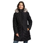 Eddie Bauer Women's Crystal Ridge Down Parka, Black, Large