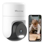 Vimtag 2.5K/4MP Outdoor Security Camera, IP65 Waterproof WiFi camera outdoor with Color Night Vision, Human/Motion/Sound Detection, Remote PTZ Camera with Speaker, Dog Camera with App for Home