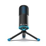 JLab Talk Go USB Microphone, USB-C Output, Cardioid or Omnidirectional, 96k Sample Rate, 20Hz - 20kHz Frequency Response, Volume Control and Quick Mute, Plug and Play