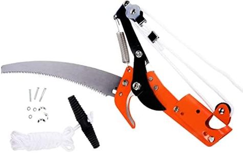 Garden Greens 2 in 1 Function Tree Pruner with Detachable Saw and Rope Pulley