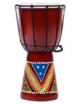 30cm Djembe Drum Bongo Colourfully Painted Children's Drum Handmade