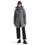 THE NORTH FACE Women's Arctic Parka (Standard & Plus Size) | Waterproof Shell, Recycled Down Insulation, Adjustable Hood, Smoked Pearl, Large