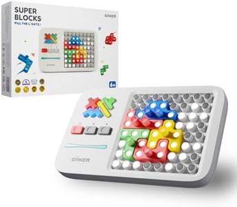 GiiKER Super Blocks Pattern Matching Puzzle Games, Original 1000+ Challenges Brain Teaser Toys for Kids & Teens, Easter Basket Stuffers Birthday Gifts for Boys Girls, Travel Games for Road Trips