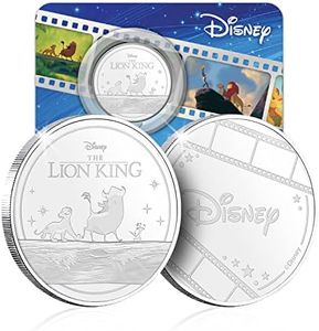 Moneda de plata coleccionable de Disney The Lion King Gift Edición Limitada
