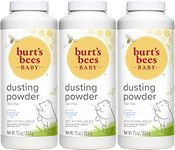 Burt's Bees Baby 100% Natural Dusting Powder, 7.5 Ounces (Pack of 3) (Packaging May Vary)