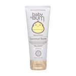 Baby Bum Natural Monoi Coconut Balm- 100% Natural Coconut Oil - Sensitive Skin Safe - Travel Size - 3 oz Tube