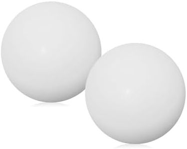 OUTOSS-Pallino for Bocce Ball Game,Boule Game,Jack for Petanque Game,Standard Size,White-2 Packs