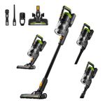 Eureka RapidClean Pro Cordless Cleaner for Hard Floors Lightweight Vacuum LED Headlights, Convenient Stick and Handheld Vac, Green, NEC285GR