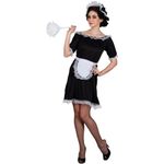 Adult Womens Classic French Maid Fancy Dress Costume- Large (UK 18-20)