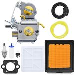 Wai Danie 578243401 Carburetor Carb Kit Compatible with Husqvarna Partner 2013 K750 K760 K 750 760 K770 K770 510Concrete Cut Off Saw Parts Compatible with ZAMA C3-EL53 C3-EL43C 5782434-01