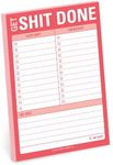 1-Count Knock Knock Get Shit Done Sticky Notes - Great Big Sticky Notes & Large to Do List Note Pad, 4 x 6-inches