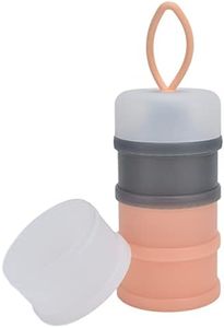 Baby Formula Dispenser, 4 Layers Stackable Formula Dispenser, Baby Milk Powder Formula Dispenser, Silicone Portable Formula Container with Carry Handle for Travel, Food Fruit Snack