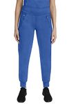 Healing Hands Jogger Scrubs for Women Six Pocket Tara Scrub Pant 9233 Purple Label, Royal, X-S Tall