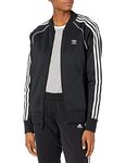 adidas Originals Women's Primeblue SST Track Jacket, black/white, Small